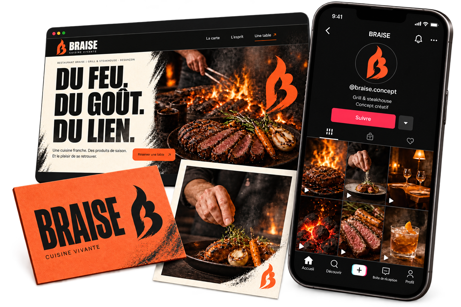 Présence sociale BRAISE, site et profil